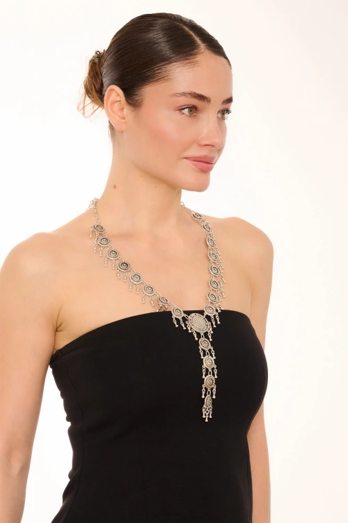 Kiraz Silver Plated Necklace