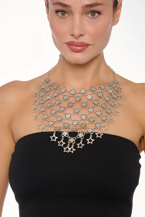 Kiraz Silver Plated Necklace