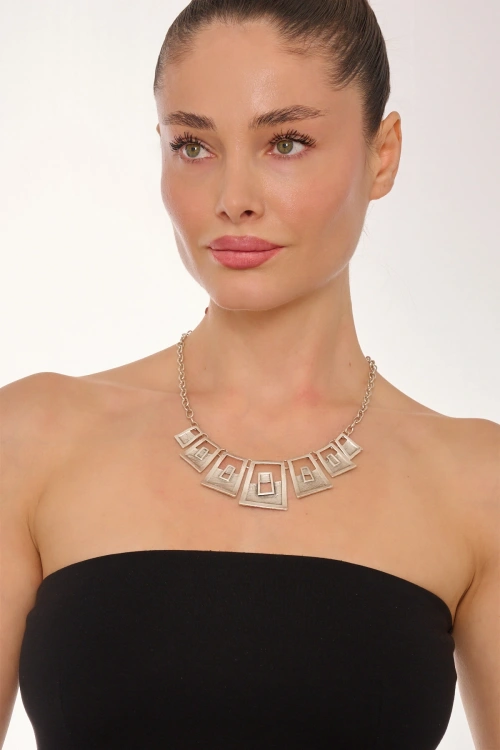 Kiraz Silver Plated Necklace