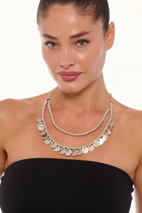 Kiraz Silver Plated Necklace