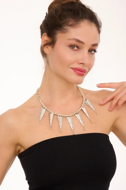 Kiraz Silver Plated Necklace