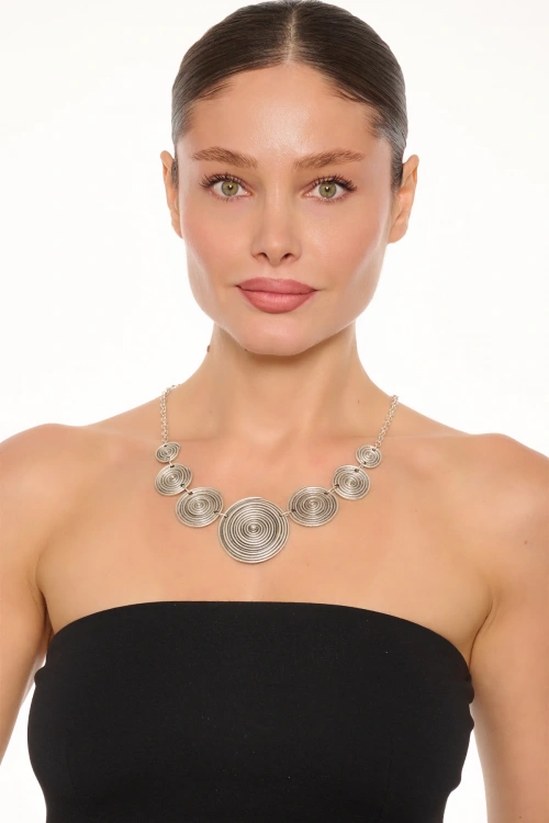 Kiraz Silver Plated Necklace