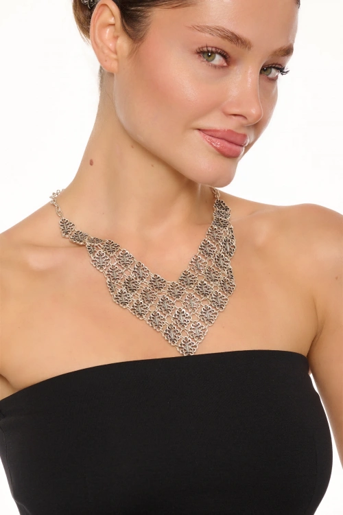 Kiraz Silver Plated Necklace