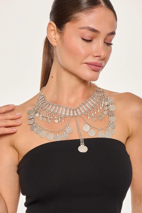 Kiraz Silver Plated Necklace