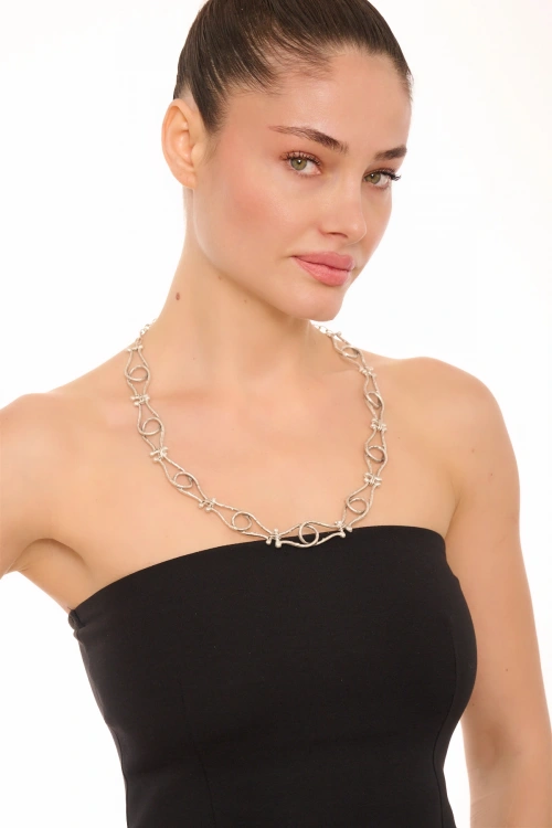 Kiraz Silver Plated Necklace