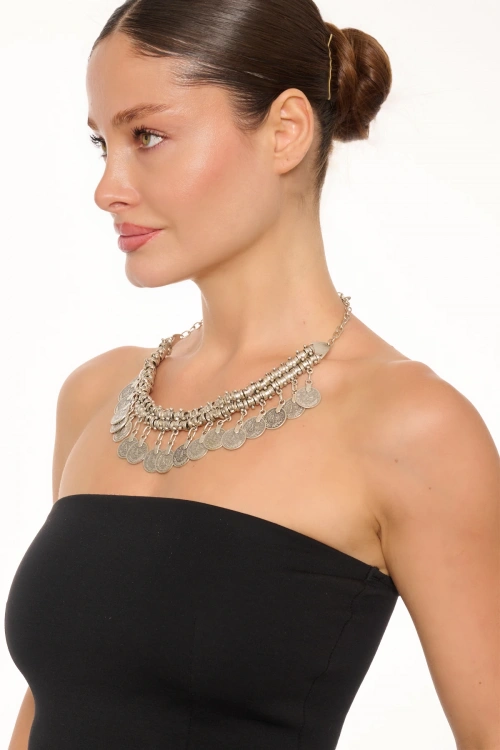 Kiraz Silver Plated Necklace