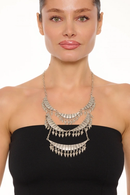 Kiraz Silver Plated Necklace