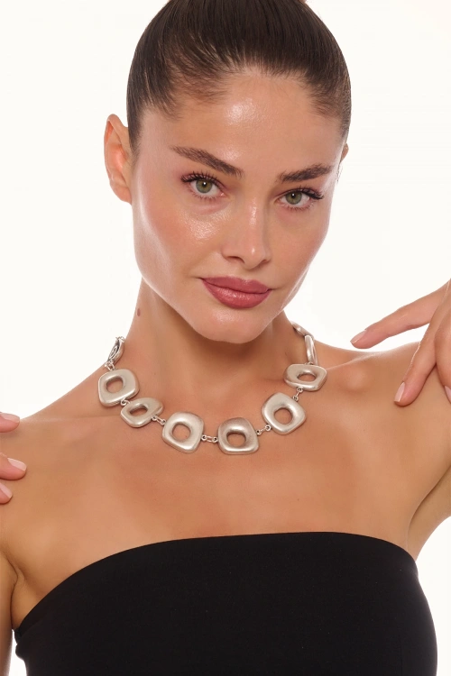 Kiraz Silver Plated Necklace