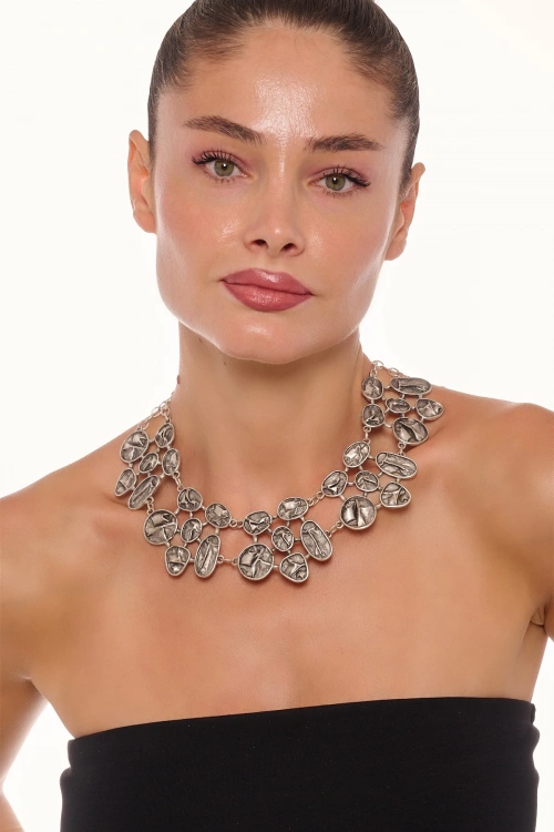 Kiraz Silver Plated Necklace