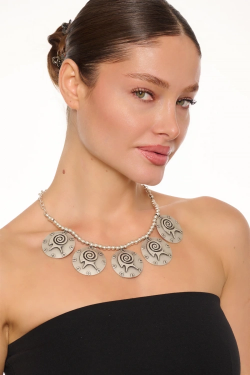 Kiraz Silver Plated Necklace