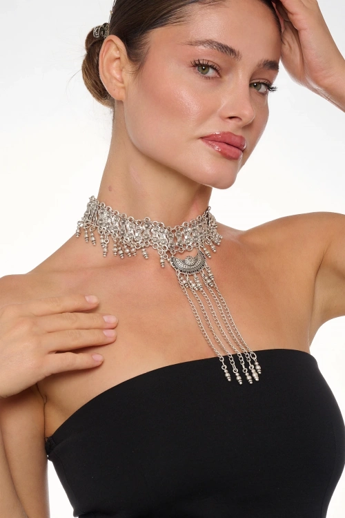 Kiraz Silver Plated Necklace