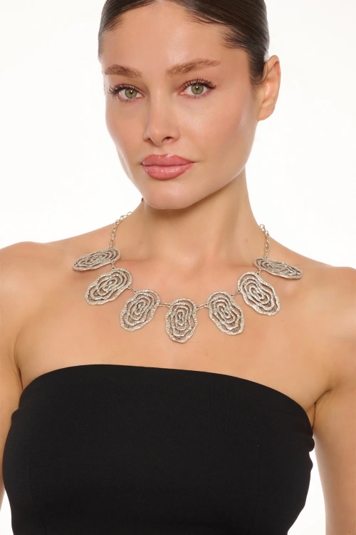 Kiraz Silver Plated Necklace