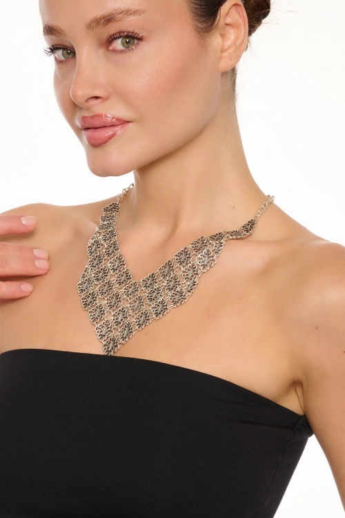 Kiraz Silver Plated Necklace