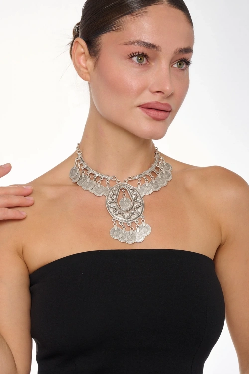 Kiraz Silver Plated Necklace