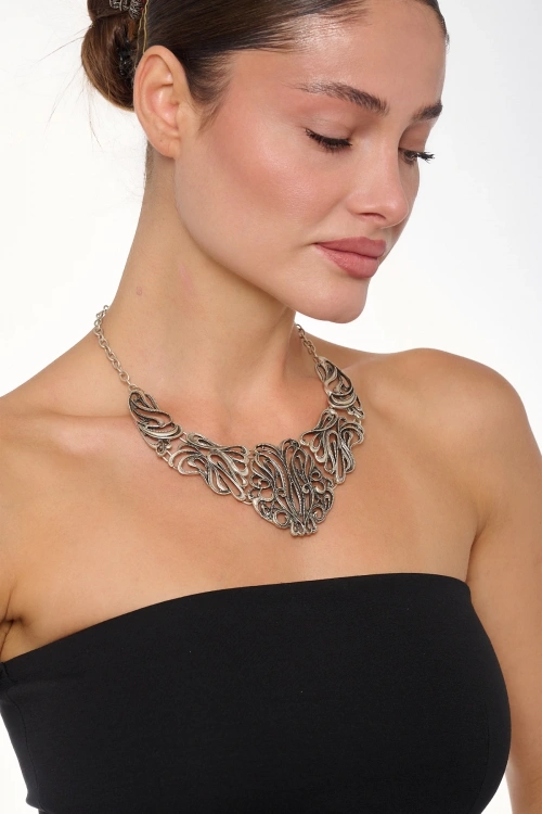 Kiraz Silver Plated Necklace