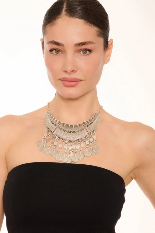 Kiraz Silver Plated Necklace