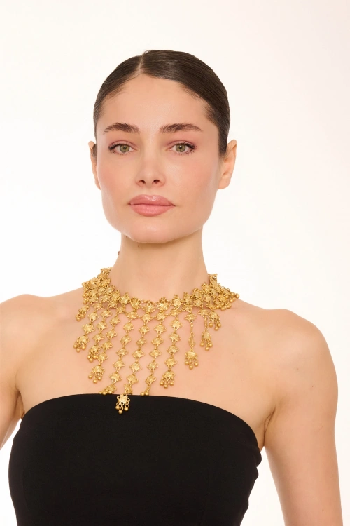 Kiraz Gold Plated Necklace
