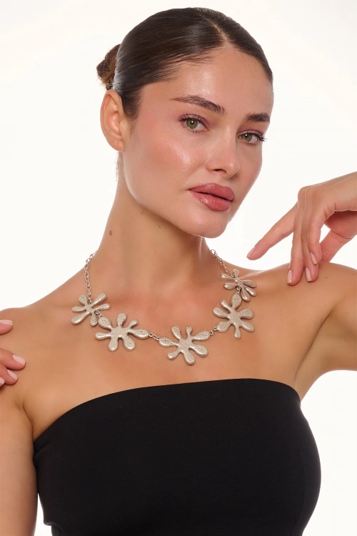 Kiraz Silver Plated Necklace