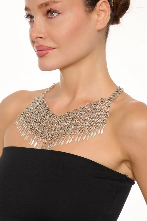 Kiraz Silver Plated Necklace