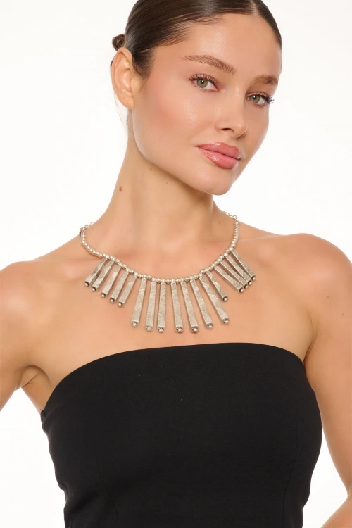 Kiraz Silver Plated Necklace