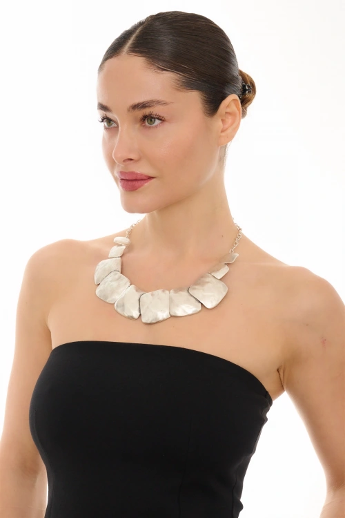 Kiraz Silver Plated Necklace