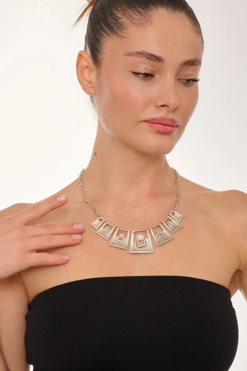 Kiraz Silver Plated Necklace