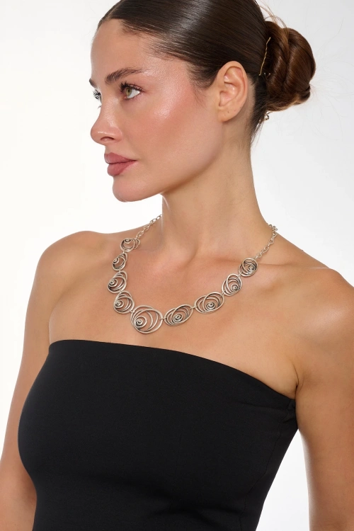 Kiraz Silver Plated Necklace