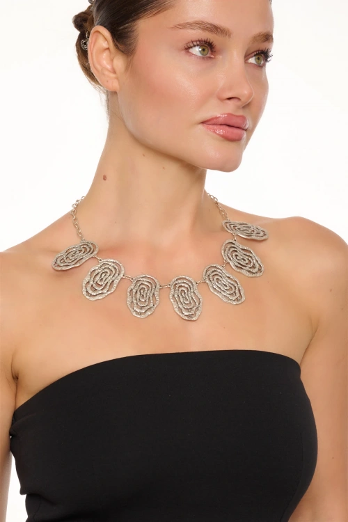 Kiraz Silver Plated Necklace