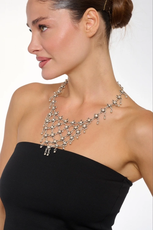 Kiraz Silver Plated Necklace