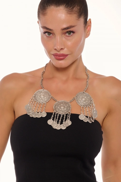 Kiraz Silver Plated Necklace