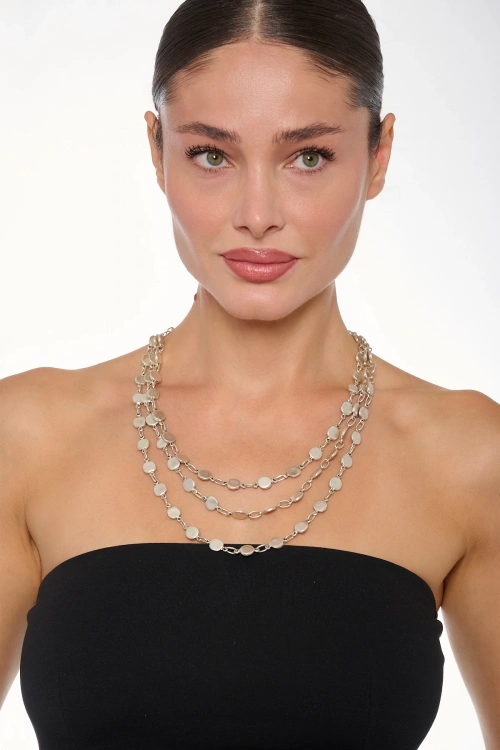 Kiraz Silver Plated Necklace