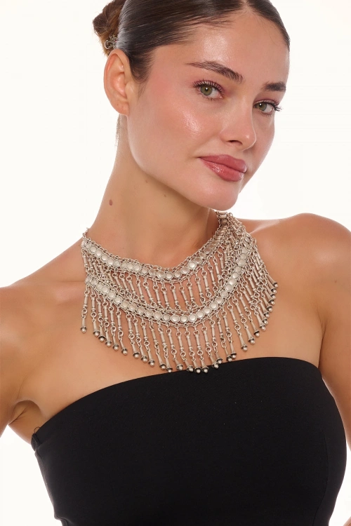 Kiraz Silver Plated Necklace