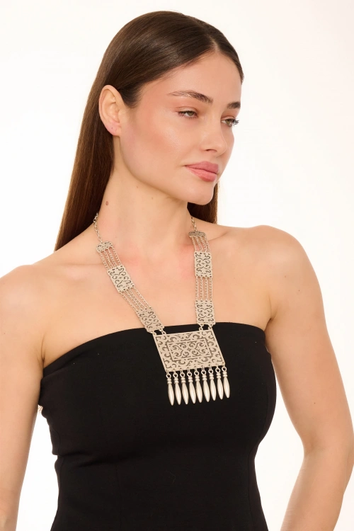 Kiraz Silver Plated Necklace