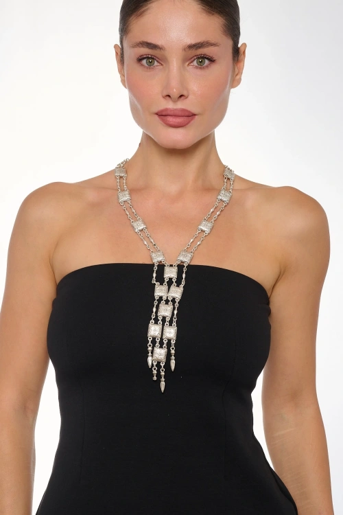 Kiraz Silver Plated Necklace