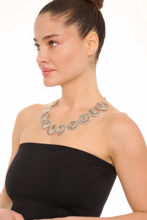 Kiraz Silver Plated Necklace