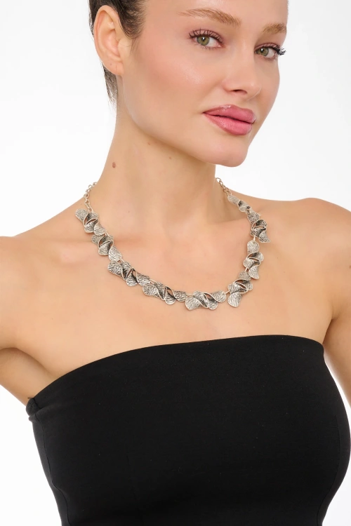 Kiraz Silver Plated Necklace