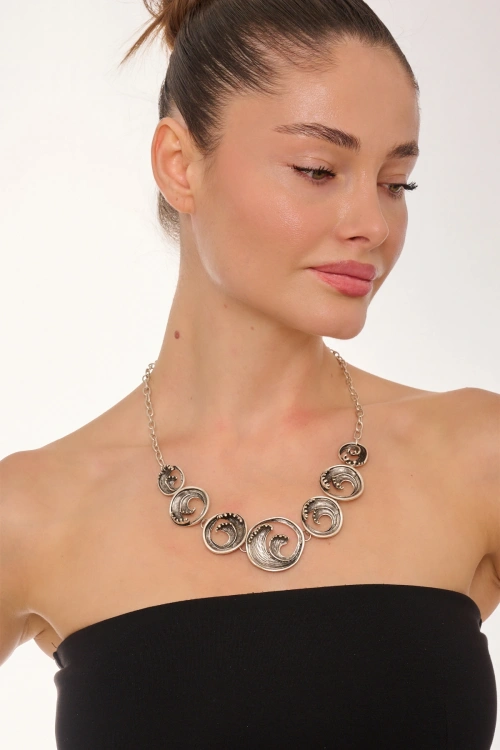 Kiraz Silver Plated Necklace