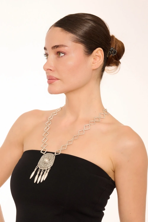 Kiraz Silver Plated Necklace