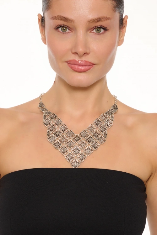 Kiraz Silver Plated Necklace