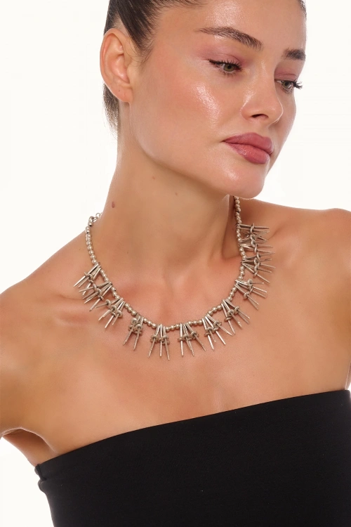 Kiraz Silver Plated Necklace