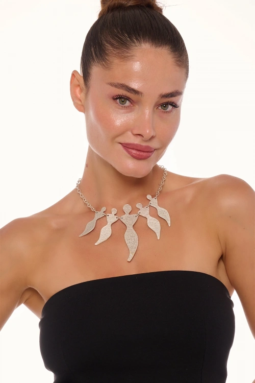 Kiraz Silver Plated Necklace