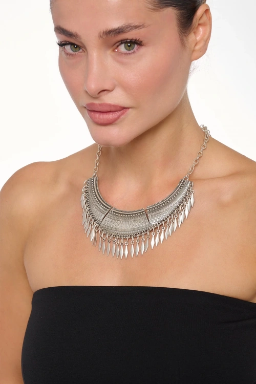 Kiraz Silver Plated Necklace