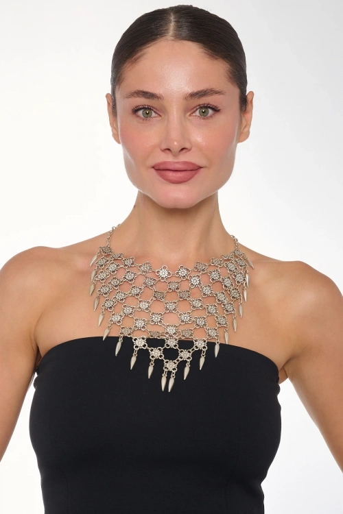 Kiraz Silver Plated Necklace