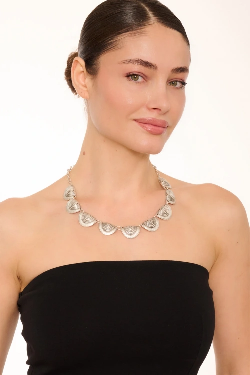 Kiraz Silver Plated Necklace