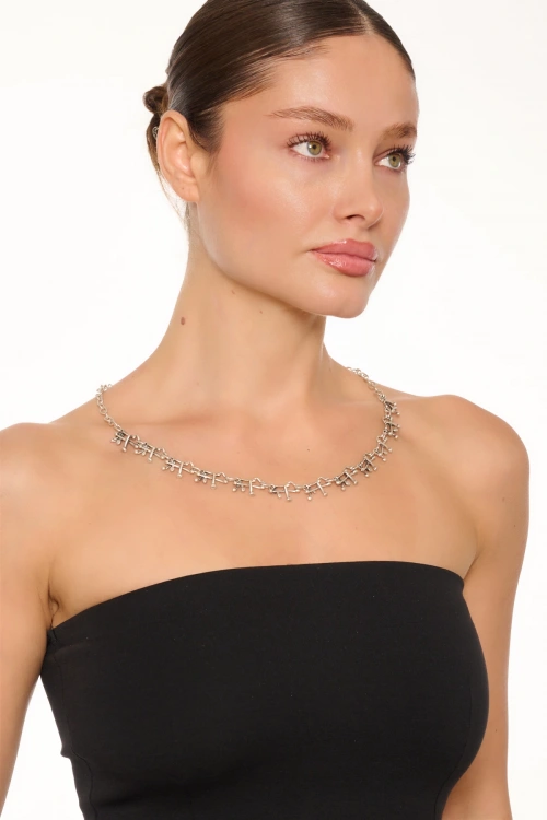 Kiraz Silver Plated Necklace