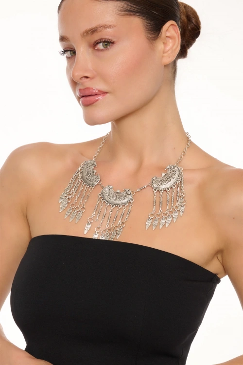 Kiraz Silver Plated Necklace