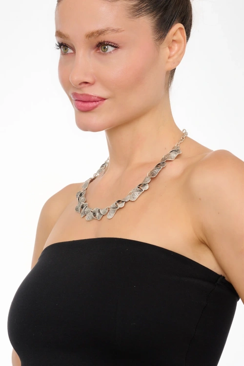 Kiraz Silver Plated Necklace