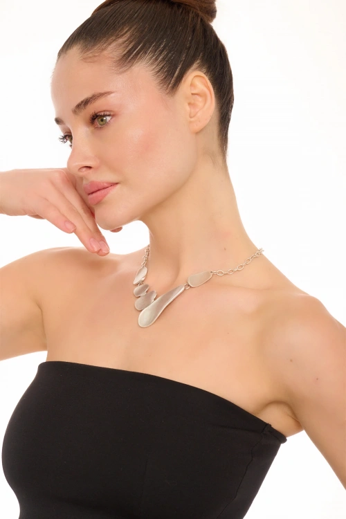 Kiraz Silver Plated Necklace