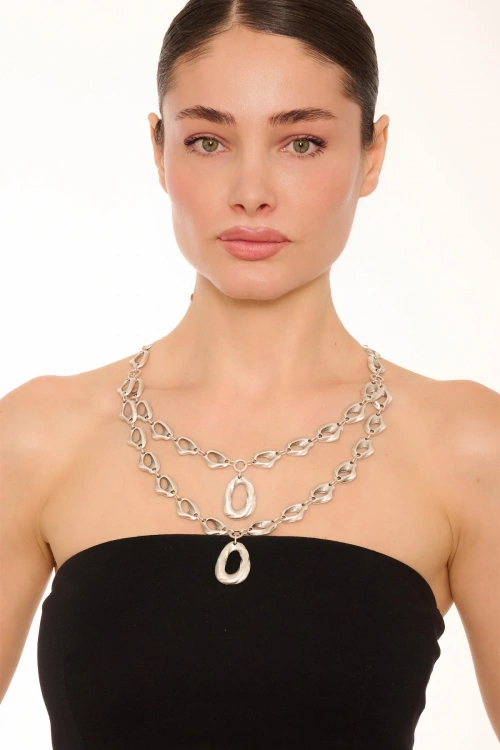 Kiraz Silver Plated Necklace