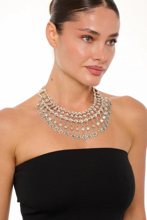 Kiraz Silver Plated Necklace